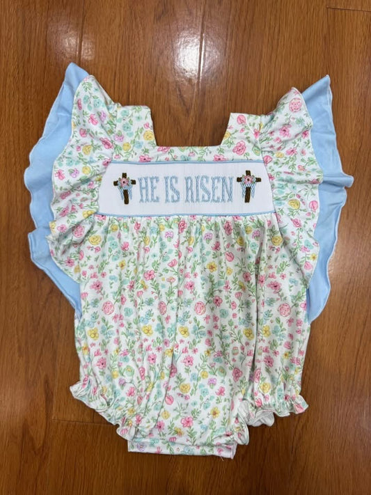 He is Risen Girl Bubble