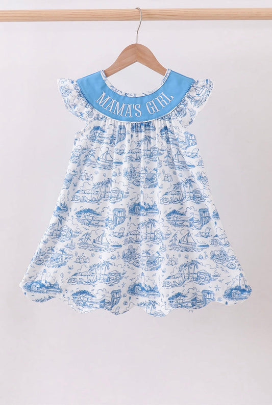 Mamas Girl Beach Theme Dress